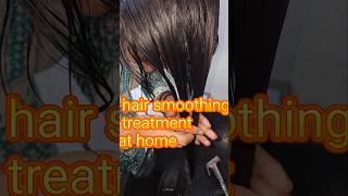 Hair smoothing treatment at home [upl. by Edobalo861]