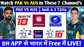 Pakistan Vs Australia Odi amp T20i Series 2024 Live Telecast Channel List  Watch Pak Vs AUS Series [upl. by Anaej455]