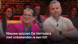 Nieuwe seizoen De Verraders met onbekenden is een hit  Humberto [upl. by Anowahs]