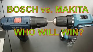 MAKITA screwdriver and BOSCH what to choose Compare BOSCH GSR 120LI vs MAKITA 333 bosch vs makita [upl. by Annoit]