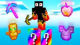 MINECRAFT SÓ TEM UM LUCKY BLOCK PARA EU SOBREVIVER [upl. by Shayna111]