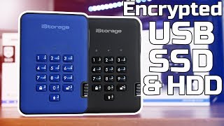 Encrypted USB SSD amp HDD Review  iStorage DiskAshur2 [upl. by Fiona]