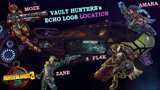 Borderlands 3  Vault Hunters Echo Logs Location  Sanctuary 3 Ship  PC Steam [upl. by Ailecnarf]