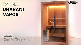 DHARANI STEAM Indoor Sauna for 2 people I Electric cooker I Thermotreated wood I 3600w [upl. by Honeywell]