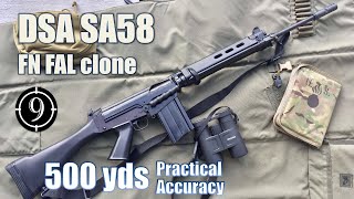 DSA SA58 FN FAL to 500yds Practical Accuracy [upl. by Gish]