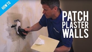 How to Patch Plaster Walls [upl. by Iphlgenia]