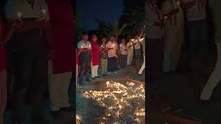 Deepawali with Capt Shubham Gupta enlighting 1100 diye [upl. by Airrej883]