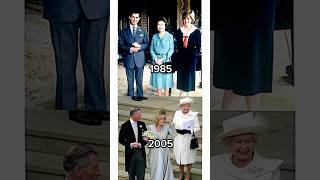 Queen Elizabeth in two different pictures shortstrending royalfamily [upl. by Airottiv]