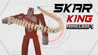 SKAR KING  Minecraft  Godzilla x Kong The New Empire ModAddon 121 [upl. by Draw]