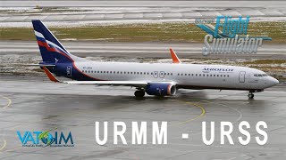 Mineralnye Vody to Sochi in the PMDG 737800 [upl. by Deery]