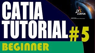 5  CATIA Beginner Tutorial Adding Dimensions [upl. by Inoue924]