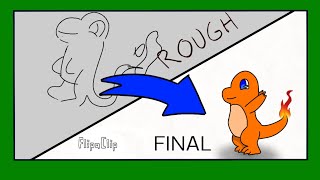 Charmander VS Squirtle animation process [upl. by Solomon]