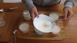 Fırında Kolay Porsiyon Yogurt YapımıYoğurt Mayalama Nasıl YapılırKolay Yoğurt Tarifi [upl. by Britt694]