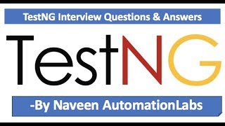 TestNG Interview Questions and Answers  TestNG Framework Interview Questions [upl. by Sinnal719]