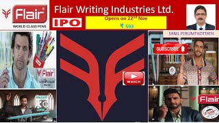 238Flair writing Industries Ltd PO  Stock Market for Beginners video [upl. by Hareenum]