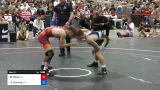 2024 Men’s Freestyle Senior World Team Trials Marcus Blaze vs Kyle Burwick 61 KG Rnd of 16 [upl. by Odnanreh]