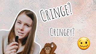 ENGLISH SLANG WHAT does CRINGEY or CRINGE mean  American SLANG for ESL English Learners [upl. by Penrose]