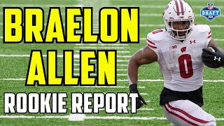 Braelon Allen Scouting Report  2024 NFL Draft Dynasty Prospect [upl. by Nannah]