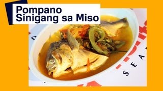 Pompano  Fish Sinigang sa Miso – Pompano Fish  Pinoy How To [upl. by Grodin315]