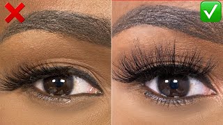 HOW TO PUT ON FAKE EYELASHES Very Detailed  Ale Jay [upl. by Adnoluy]