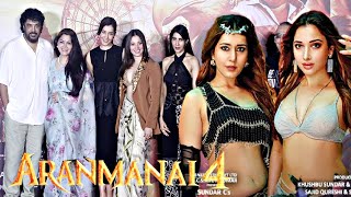 UNCUT  Aranmanai 4 Hindi Press Meet  Tamannaah Bhatia Rashii Khanna Sundar C Khushboo S [upl. by Ardell]