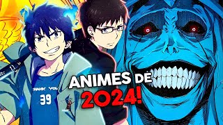 ANIMES MAIS ESPERADOS DE 2024 🔥Janeiro [upl. by Alexandro191]