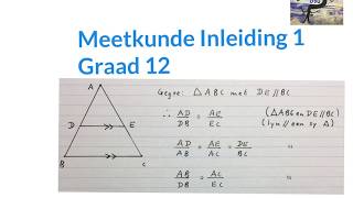 Meetkunde graad 12 Inleiding 1 wiskdou [upl. by Lehsreh851]