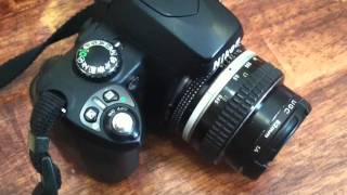 Using An Older Lens On A Nikon D40x [upl. by Leahsim]