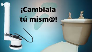 CÓMO CAMBIAR LA VÁLVULA DE DESCARGA DEL WC [upl. by Shira]