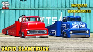 GTA 5  VAPID SLAMTRUCK CUSTOMIZATION [upl. by Elinor]