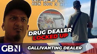 WATCH Cops ambush DUMBFOUNDED gallivanting drug dealer on his return from LUXURY holiday [upl. by Nodnarg]