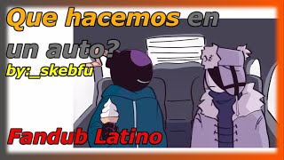 Que hacemos en un auto Friday Night Funkin mid fight masses Fandub Español Latino [upl. by Gideon]