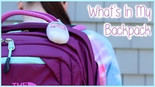 WHAT IS IN MY NORTH FACE RECON BACKPACK  Allie Young [upl. by Elsworth]