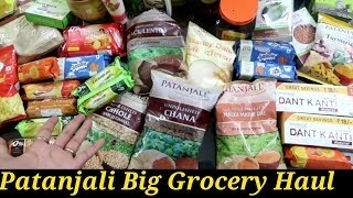 PATANJALI Big Grocery Haul  Patanjali Products  Review amp Price [upl. by Aimekahs335]