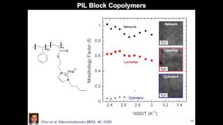 The Power of Plastics Polymerized Ionic Liquids and Nanostructured Polymers [upl. by Romito]