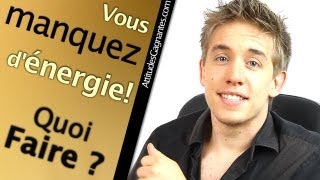 Vous manquez dénergie quoi faire   David Laroche [upl. by Gustafson]