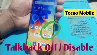 tecno phone me talkback off kaise kare talkback accessibility service has hidden the screen tecno [upl. by Manara]