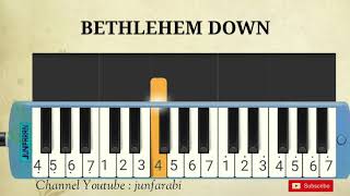 tutorial melodika  BETHLEHEM DOWN  christmas carol [upl. by Deegan]