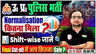 UP Police 2024  Normalisation कितना मिला UP Police Shift Wise Final Cutoff By Ankit Bhati Sir [upl. by Tavi223]