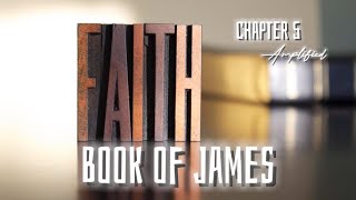 Bible Read Book of James Audible with Captions Chapter 5  Amplified Version [upl. by Landsman]