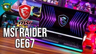 Unboxing the MSI Raider GE67 HX 12UGS  Extreme Gaming On The Go [upl. by Nwatna426]