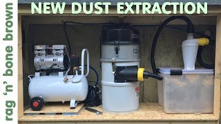 My New Dust Extraction System  Installation and Demonstration [upl. by Eelik93]