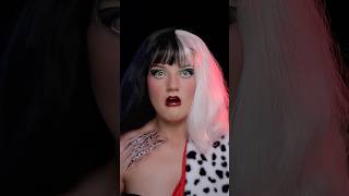 🤍Cruella de Vil🖤 makeup cruella halloweenmakeuplook sfx disneyvillains shorts [upl. by Eldwun419]