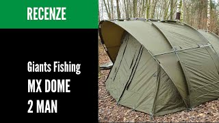 Giants Fishing Bivak MX DOME 2 Man  Recenze  HobbyG TV [upl. by Leisha431]