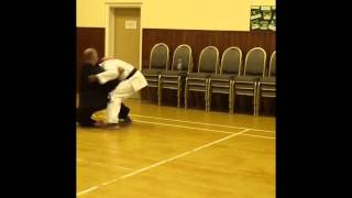 Goju Ryu Karate  Kumite Takedowns [upl. by Rednav]