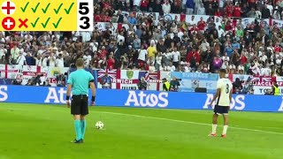 England vs Switzerland 53 Full PenaltyShootout EURO 2024 QuarterFinal [upl. by Aralomo]