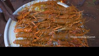 LOBSTER MUKBANG INDIAN VILLAGE LOBSTER FOOD FOODLOVER [upl. by Ellenuahs]