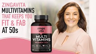 Zingavita Multivitamin for Women 50 Plus Age  Heart Joints Skin Vision amp Cognitive Support [upl. by Granlund]