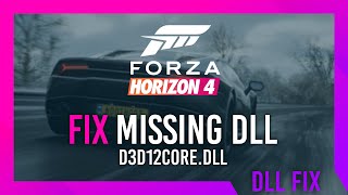 Fix d3d12coredll Missing Forza 4 Error  Simple Fix [upl. by Airdnassac457]