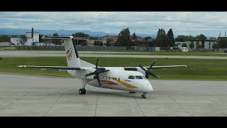 Dash 8100 CRQ745 DH8A Flight From Nemiscau YNS Bagotville CYBG [upl. by Eceryt285]